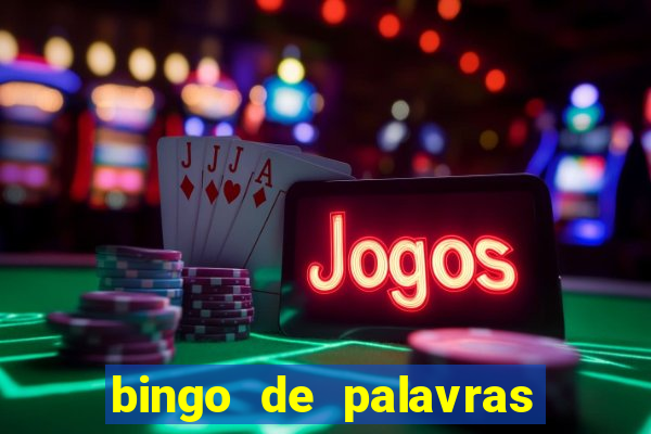 bingo de palavras de natal